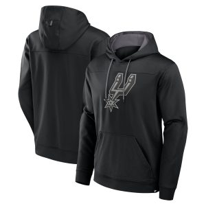 Fanatics San Antonio Striking Spurs Black Reserve Defender Pullover Hoodie Customizable! Personalize this great jersey.