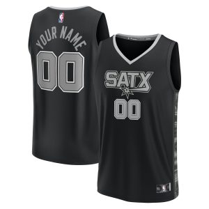 Fanatics San Antonio Spurs Youth Black Fast Break Replica Custom Jersey Statement Top - notch Edition Celebrate your team! Order this commemorative jersey.