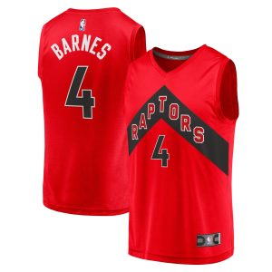 Fanatics Scottie Barnes Toronto Raptors Red Fast Break Replica Notable Jersey Icon Edition Act fast! Only a handful left. Secure this amazing jersey now.