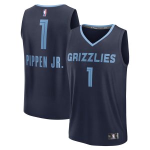 Fanatics Scotty Exquisite Pippen Jr. Memphis Grizzlies Navy Fast Break Replica Player Jersey Icon Edition For the true fans! Secure this authentic jersey now.