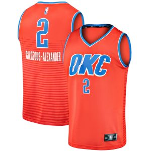 Fanatics Shai Gilgeous Alexander Oklahoma City Thunder Orange Fast Break Player Jersey Statement Remarkable Edition Hurry! Exclusive offer. Get your hands on this outstanding jersey right away.
