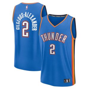Fanatics Shai Gilgeous Alexander Oklahoma City Thunder Youth Blue Fast Break Replica Elegant Player Jersey Icon Edition Limited edition! Don't miss your chance to own this unique jersey.