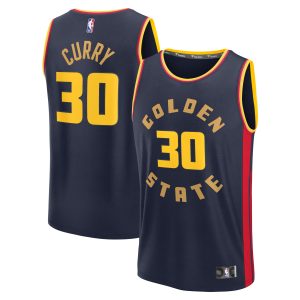 Fanatics Stephen Curry Golden State Warriors Navy 2024/25 Fast Break Player Jersey City Edition Distinguished Trending now! Grab this hot jersey while you can.