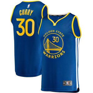 Fanatics Stephen Curry Golden State Warriors Royal Big & Exquisite Tall Fast Break Player Jersey Icon Edition Sports fans