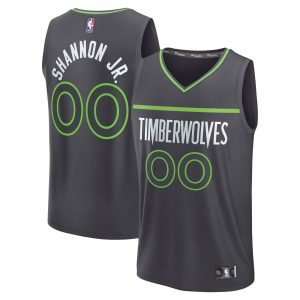Fanatics Terrence Shannon Jr. Minnesota Timberwolves Charcoal Fast Break Replica Player Jersey Stunning Statement Edition Gift idea! Surprise a sports fan with this amazing jersey.