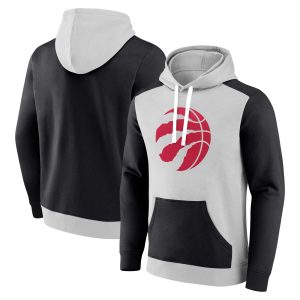 Fanatics Toronto Raptors Gray/Black Arctic Colorblock Phenomenal Pullover Hoodie Stand out from the crowd! Wear this eye - catching jersey.