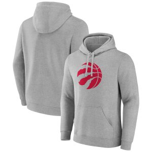 Fanatics Toronto Premium Raptors Heather Gray Primary Logo Pullover Hoodie Time - sensitive! Order now before the deal expires.