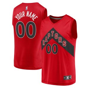 Fanatics Toronto Raptors Red Fast Break Replica Outstanding Custom Jersey Icon Edition Show your dedication! Own this special jersey for your team.