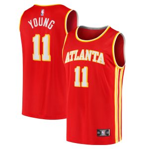Fanatics Trae Premium Young Atlanta Hawks Red Fast Break Player Jersey Icon Edition Sports enthusiasts