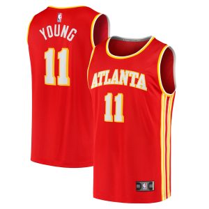 Fanatics Trae Young Atlanta Hawks Red Fast Break Player Jersey Outstanding Icon Edition Join the elite! Get this exclusive jersey.
