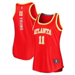 Fanatics Trae Luxurious Young Atlanta Hawks Women's Red Fast Break Tank Jersey Icon Edition Be a part of the action! Get this game - ready jersey.