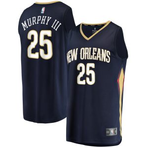 Fanatics Trey Murphy III New Orleans Pelicans Elegant Navy Fast Break Replica Jersey Icon Edition Limited edition! Don't miss your chance to own this unique jersey.