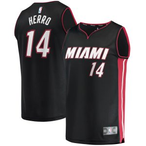 Fanatics Tyler Herro Miami Heat Black Fast Break Replica Jersey Premium - grade Icon Edition Be a part of the action! Get this game - ready jersey.