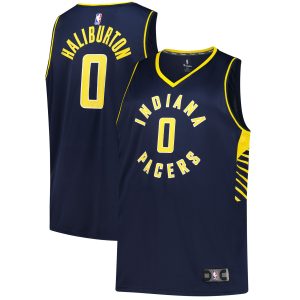 Fanatics Tyrese Haliburton Indiana Pacers Navy Big & Tall Fast Break Jersey Gorgeous Icon Edition Authentic look! Wear this genuine jersey.
