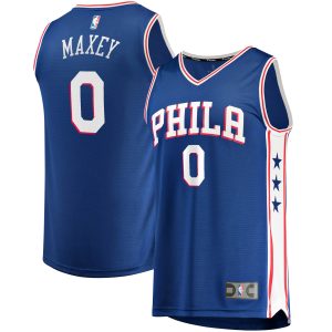 Fanatics Tyrese Maxey Philadelphia Captivating 76ers Royal Fast Break Replica Jersey Icon Edition Unbeatable style! Get this stylish jersey now.