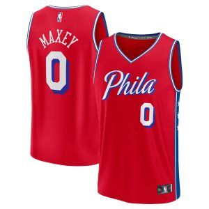 Fanatics Tyrese Maxey Philadelphia Superb 76ers Youth Red Fast Break Player Jersey Statement Edition Last chance! Grab this awesome jersey before it's gone for good.