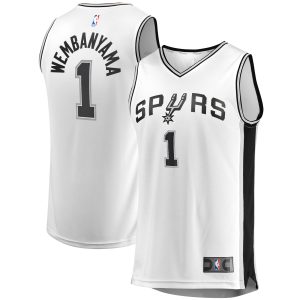 Fanatics Victor Wembanyama San Antonio Spurs Dashing White Fast Break Player Jersey Association Edition Unbeatable style! Get this stylish jersey now.