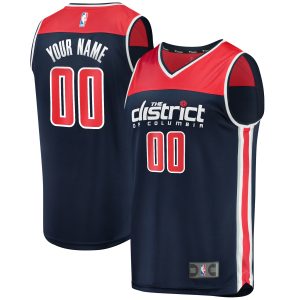 Fanatics Washington Wizards Youth Navy Elegant Custom Fast Break Replica Jersey Statement Edition Don't be left out! Get this stylish jersey and show your team pride.