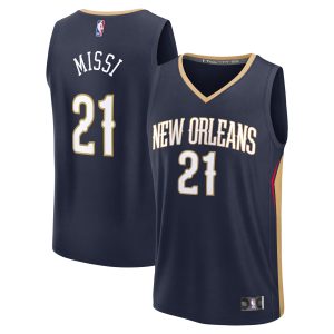Fanatics Yves Missi New Orleans Distinguished Pelicans Navy 2024 NBA Draft Fast Break Player Jersey Icon Edition Hurry! Exclusive offer. Get your hands on this outstanding jersey right away.