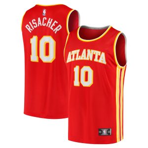 Fanatics Zaccharie Risacher Atlanta Hawks Red 2024 NBA Draft Fast Break Player Jersey Icon Superb Edition Act fast! Only a handful left. Secure this amazing jersey now.