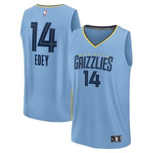 Fanatics Zach Edey Memphis Grizzlies Light Blue Fast Break Replica Player Jersey Statement Edition Luxurious Limited stock! Be quick and grab this must - have jersey to support your team.