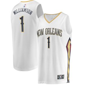 Fanatics Zion Marvelous Williamson New Orleans Pelicans White Replica Fast Break Jersey Association Edition Last chance! Grab this awesome jersey before it's gone for good.