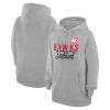 G III 4Her by Carl Banks Fabulous Atlanta Hawks Women's Heather Gray Graphics Fleece Pullover Hoodie Show your dedication! Own this special jersey for your team.