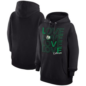 G III 4Her by Carl Delightful Banks Boston Celtics Women's Black Basketball Love Fleece Pullover Hoodie Team spirit! Show it off with this awesome jersey.