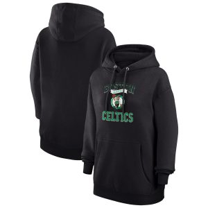 G III 4Her by Carl Admirable Banks Boston Celtics Women's Black Graphic Fleece Pullover Hoodie Trending now! Grab this hot jersey while you can.