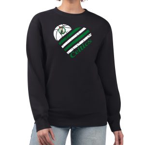 G III 4Her by Carl Classy Banks Boston Celtics Women's Black Heart Graphic Fleece Pullover Sweatshirt Experience luxury! Order this high - end jersey.