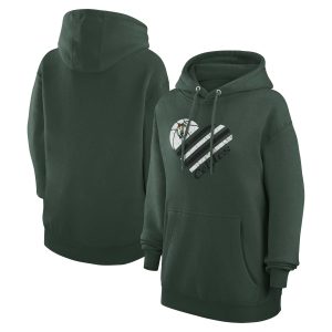 G III 4Her by Carl Banks Boston Celtics Superb Women's Green Heart Pullover Hoodie Trending now! Grab this hot jersey while you can.