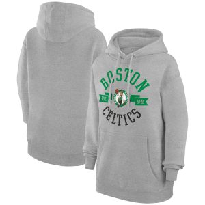G III 4Her by Stylish Carl Banks Boston Celtics Women's Heather Gray City Pullover Hoodie Team spirit! Show it off with this awesome jersey.