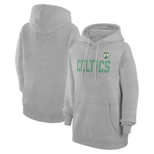 G III 4Her by Carl Banks Boston Celtics Women's Heather Gray Dot Print Pullover Hoodie Striking Be a part of the action! Get this game - ready jersey.