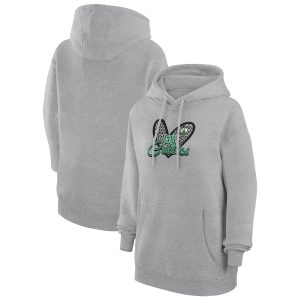 G III 4Her by Carl Banks Boston Celtics Women's Heather Gray Leopard Notable Heart Graphic Fleece Pullover Hoodie Team spirit! Show it off with this awesome jersey.
