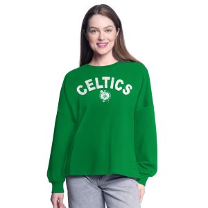 G III 4Her Luxurious by Carl Banks Boston Celtics Women's Kelly Green Athletic Pullover Sweatshirt Stand out from the crowd! Wear this eye - catching jersey.
