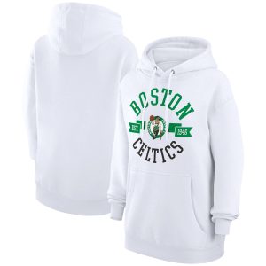 G III 4Her by Carl Banks Boston Celtics Women's White City Pullover Hoodie Unique Gift idea! Surprise a sports fan with this amazing jersey.