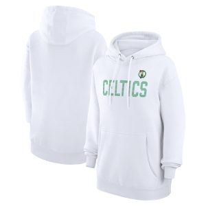 G III Premium 4Her by Carl Banks Boston Celtics Women's White Dot Print Pullover Hoodie Perfect fit! Order this comfortable jersey.