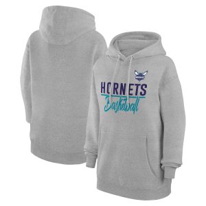 G III 4Her by Carl Banks Charlotte Hornets Women's Enchanting Heather Gray Graphics Fleece Pullover Hoodie Fan favorite! Join thousands who love this premium jersey.