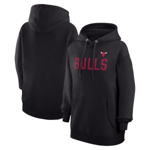 G III 4Her by Carl Banks Chicago Bulls Women's Exquisite Black Dot Print Pullover Hoodie New arrival! Check out this fresh and exciting jersey.