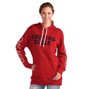 G III 4Her by Carl Banks Chicago Bulls Women's Red Base Admirable Coach Pullover Hoodie Last chance! Grab this awesome jersey before it's gone for good.
