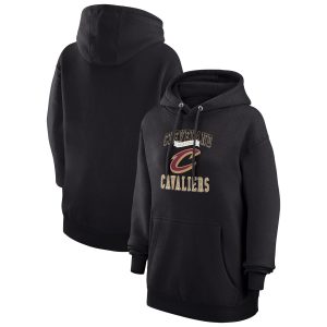 G III 4Her by Carl Delightful Banks Cleveland Cavaliers Women's Black Graphic Fleece Pullover Hoodie Team spirit! Show it off with this awesome jersey.