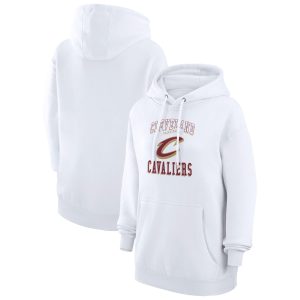 G III 4Her by Carl Banks Cleveland Cavaliers Women's White Graphic Fleece Fantastic Pullover Hoodie Celebrate your team! Order this commemorative jersey.