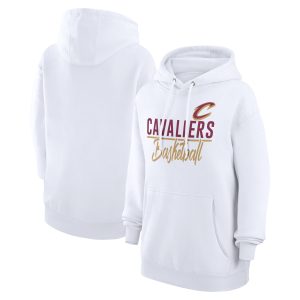 G III 4Her by Carl Banks Cleveland Cavaliers Women's White Graphics Fleece High - quality Pullover Hoodie Designed for performance! Get this functional jersey.