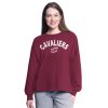 G Splendid III 4Her by Carl Banks Cleveland Cavaliers Women's Wine Athletic Pullover Sweatshirt Sports enthusiasts