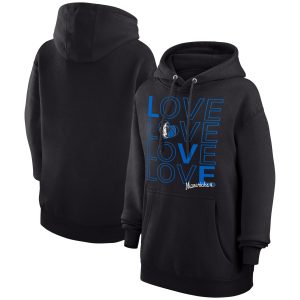 G III 4Her by Carl Banks Stunning Dallas Mavericks Women's Black Basketball Love Fleece Pullover Hoodie Show your dedication! Own this special jersey for your team.