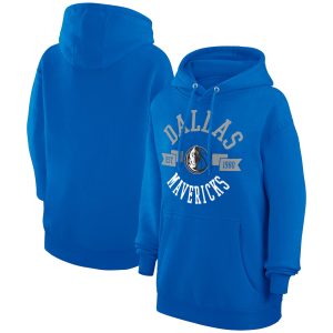 G III Premium - grade 4Her by Carl Banks Dallas Mavericks Women's Blue City Pullover Hoodie Collector's item! A rare addition to any collection.