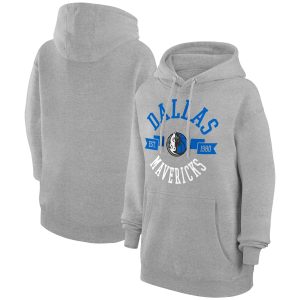 G III 4Her by Carl Banks Dallas Mavericks Women's Admirable Heather Gray City Pullover Hoodie Show your dedication! Own this special jersey for your team.