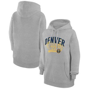 G III Amazing 4Her by Carl Banks Denver Nuggets Women's Heather Gray Filigree Logo Pullover Hoodie Designed for performance! Get this functional jersey.