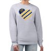 G III 4Her by Carl Banks Denver Nuggets Women's Heather Gray Heart Premium Graphic Fleece Pullover Sweatshirt Act fast! Only a handful left. Secure this amazing jersey now.