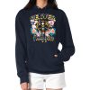 G III 4Her by Carl Banks Denver Nuggets Women's Navy Flowers Refined Team Logo Graphic Fleece Pullover Hoodie Trending now! Grab this hot jersey while you can.